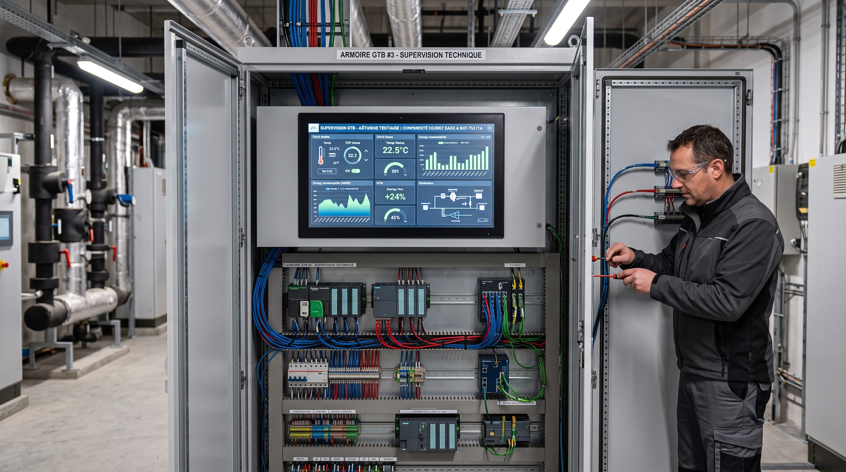 Armoire de régulation GTB et financement CEE
